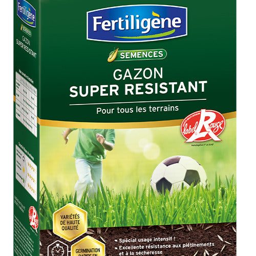 Fertiligene Gazon Super Résistant Label Rouge 1kg 40m²