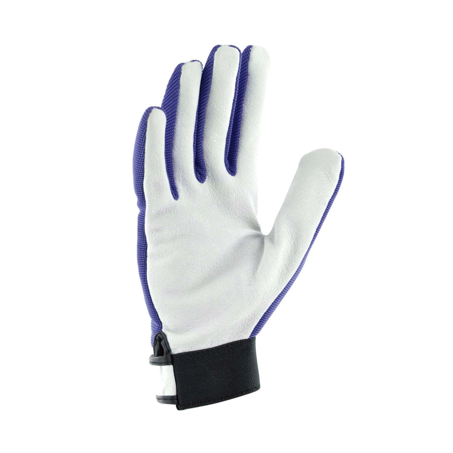 Bakker Jardy gant jardin cuir bleu marine taille 8