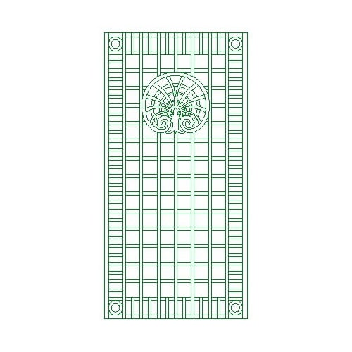 Ets Leneindre Panneaux Carrés 10 cm rosace treillage sapin