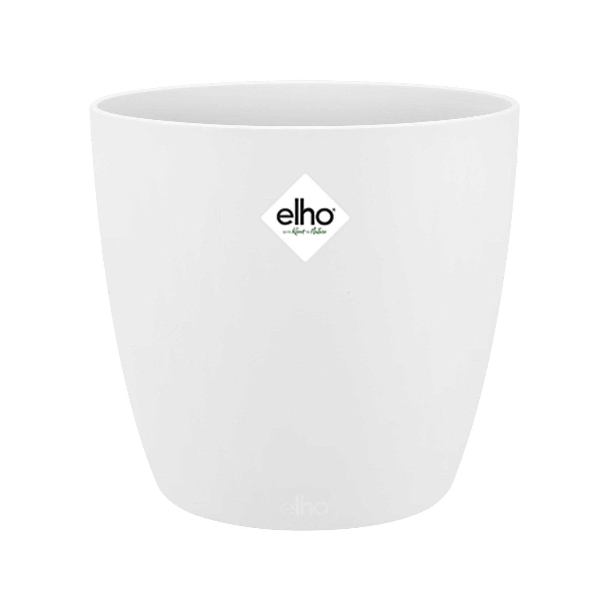 Elho Pot Brussels rond blanc cache-pot Ø12,5cm