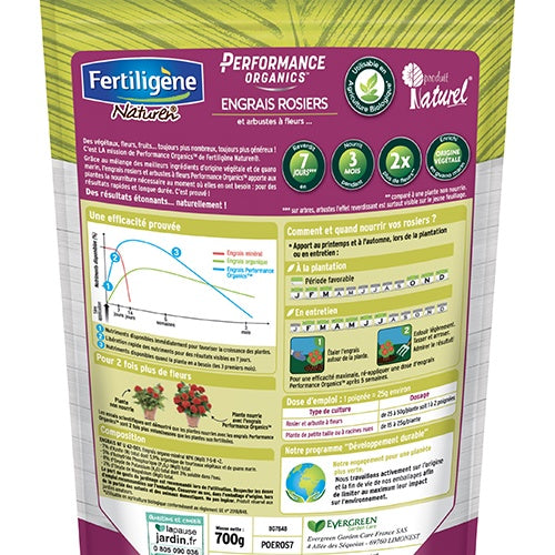 Bakker Rosiers Engrais Fertiligne 700g floraison