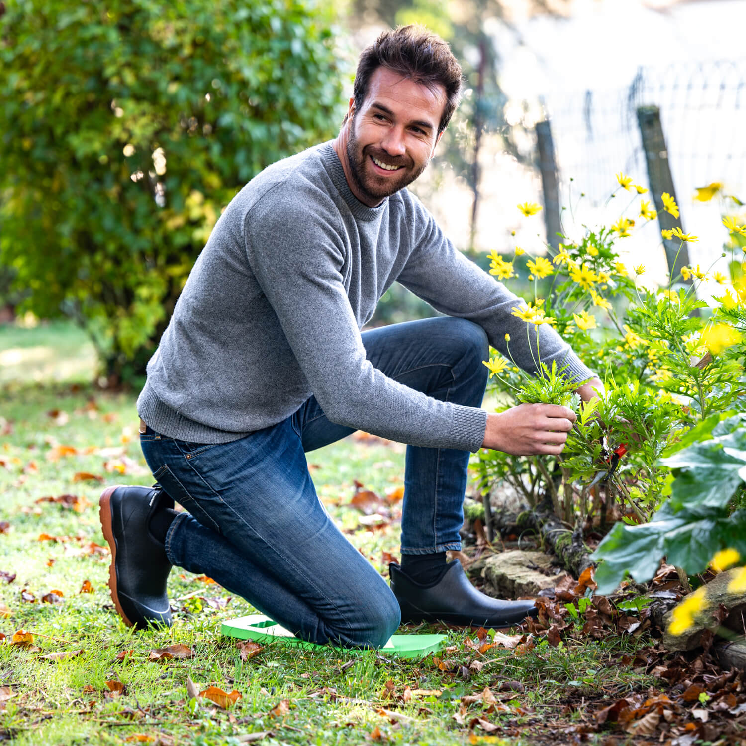 Bakker Entretien Coussin Agenouilloir Jardin Confort Genoux La Pièce