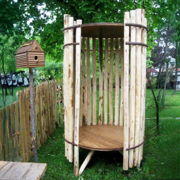 Ets Leneindre Décorations cabane Julia châtaignier enfant