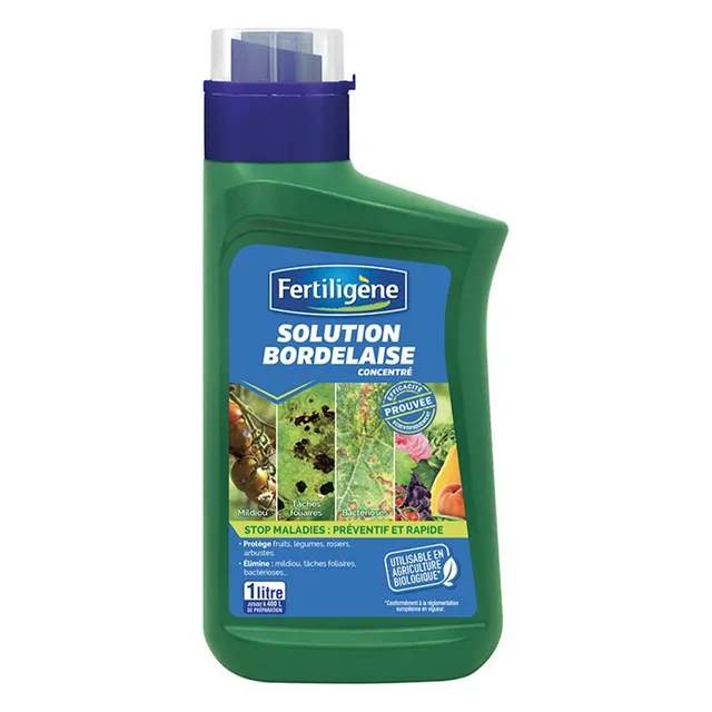 Bakker Fertiligne Solution Bordelaise liquide concentrée 1L anti-mildiou