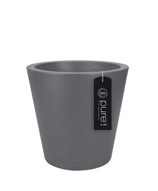 Elho Pure Straight Round cache-pot anthracite 21L 30cm