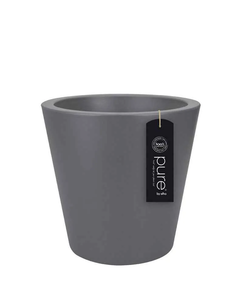 Elho Pure Straight Round cache-pot anthracite 21L 30cm