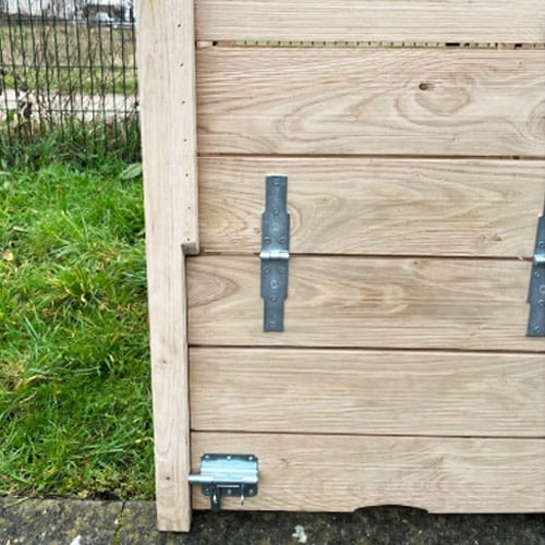 Ets Leneindre Décorations Composteur planches bac 75x65x105 châtaignier