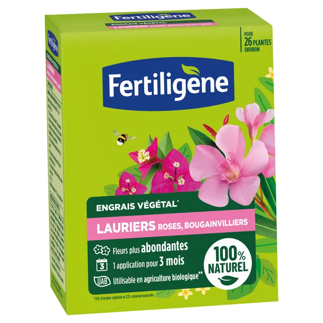 Fertiligène Engrais lauriers roses bougainvilliers 650g