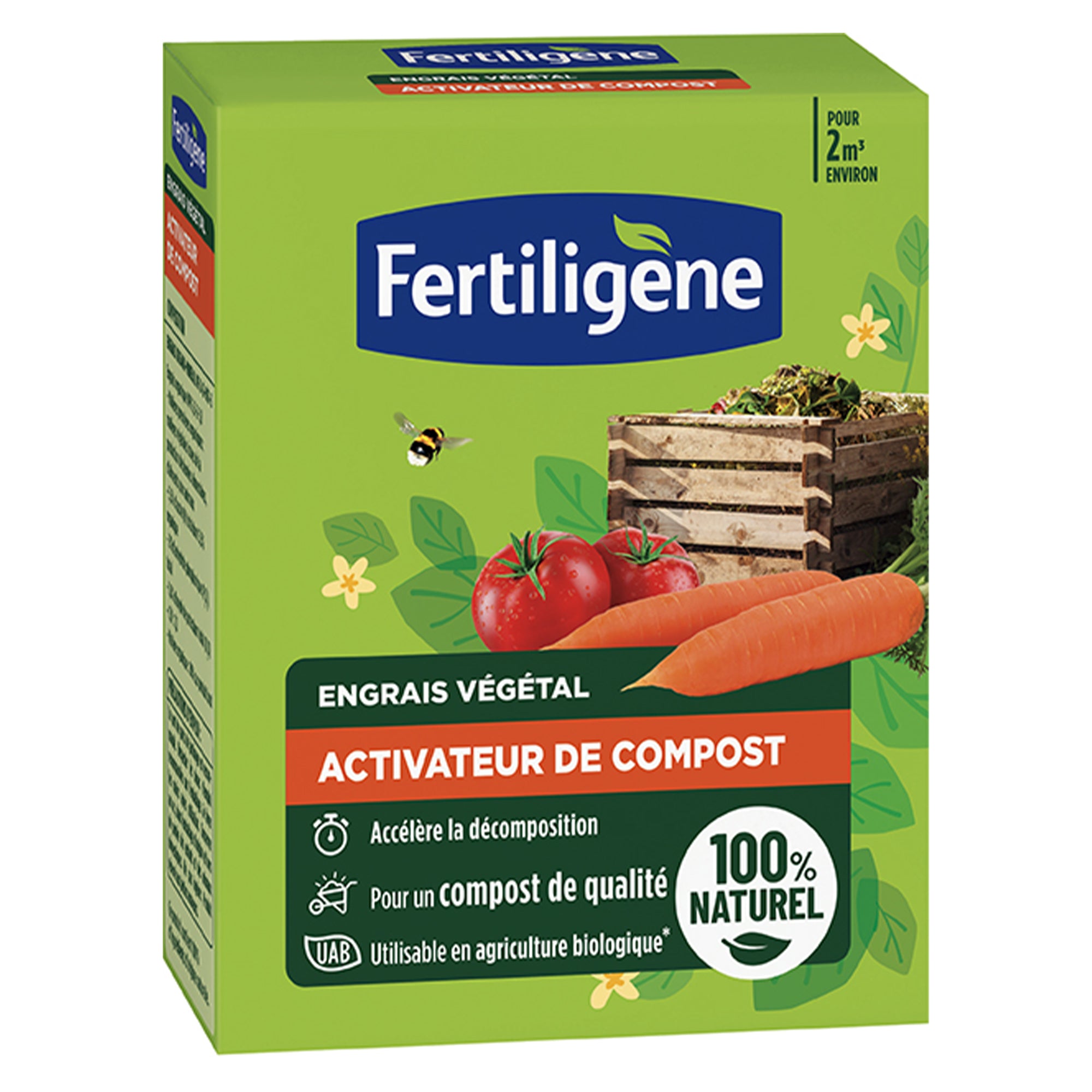 FERTILIGENE Activateur compost engrais poudre 1,5 kg