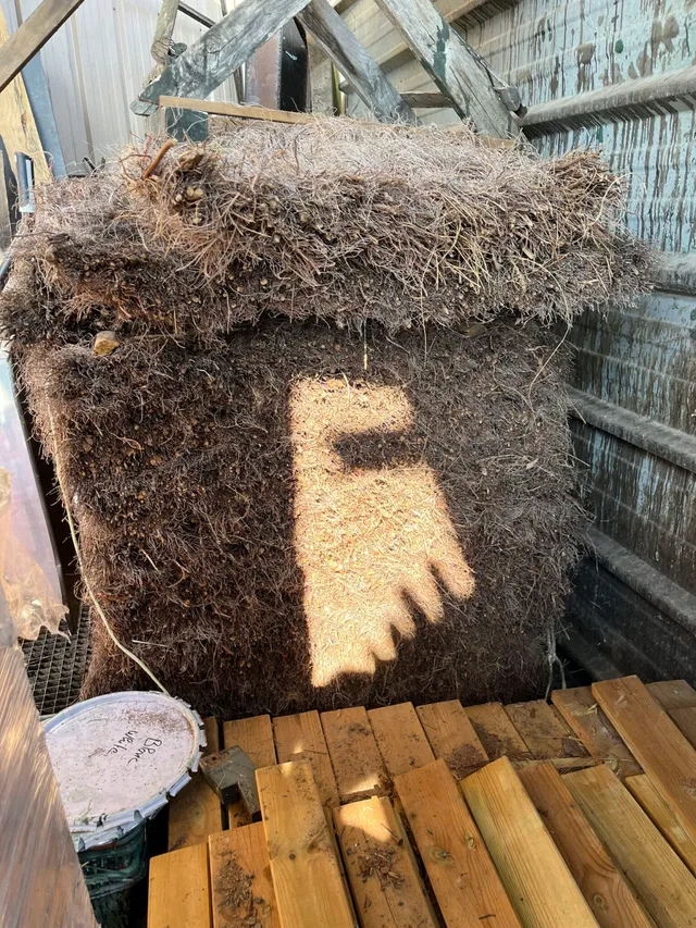 Ets Leneindre Brande épaisse bruyère 8 cm 1 m gris