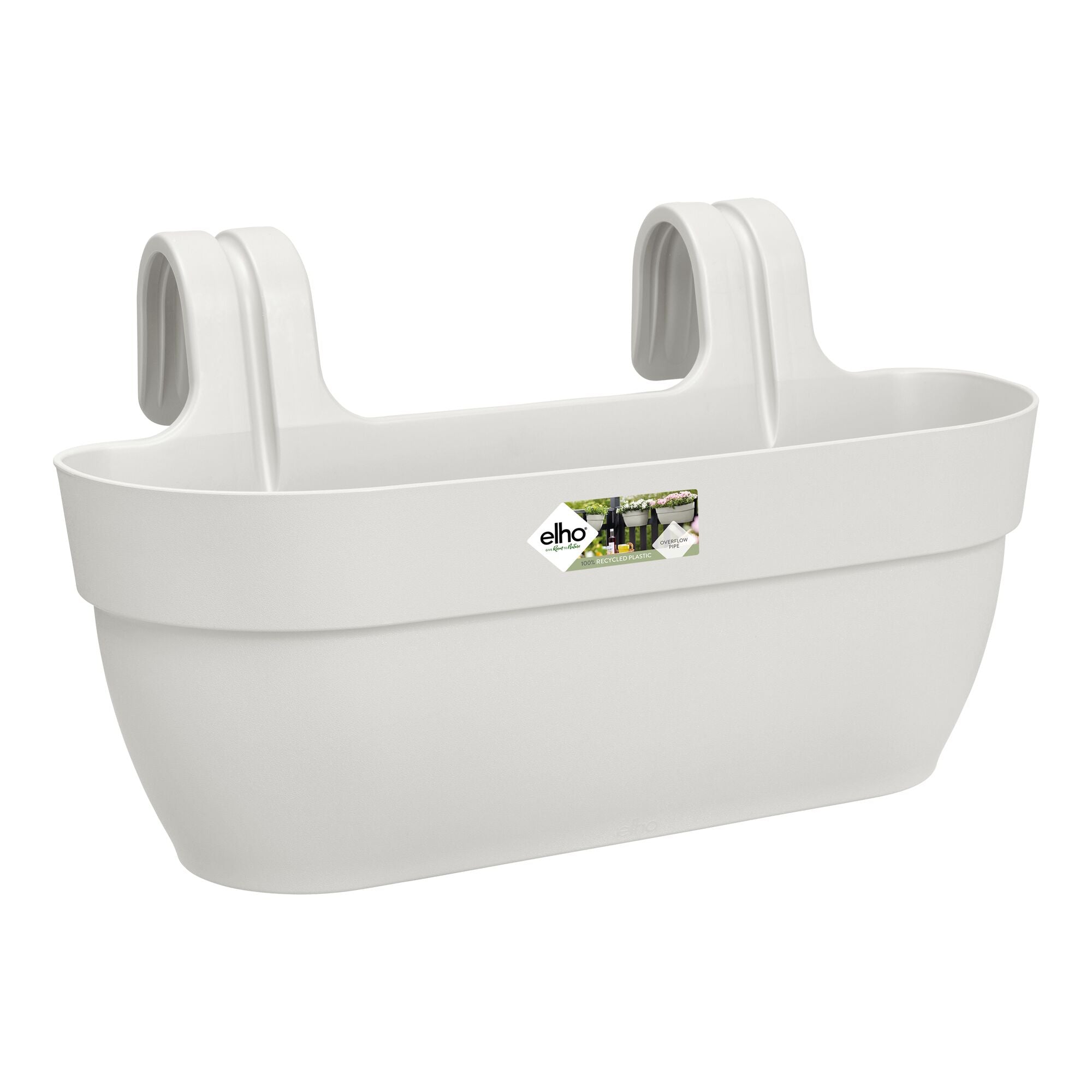 Bakker Vibia Campana jardinière balcon blanc soie 46cm