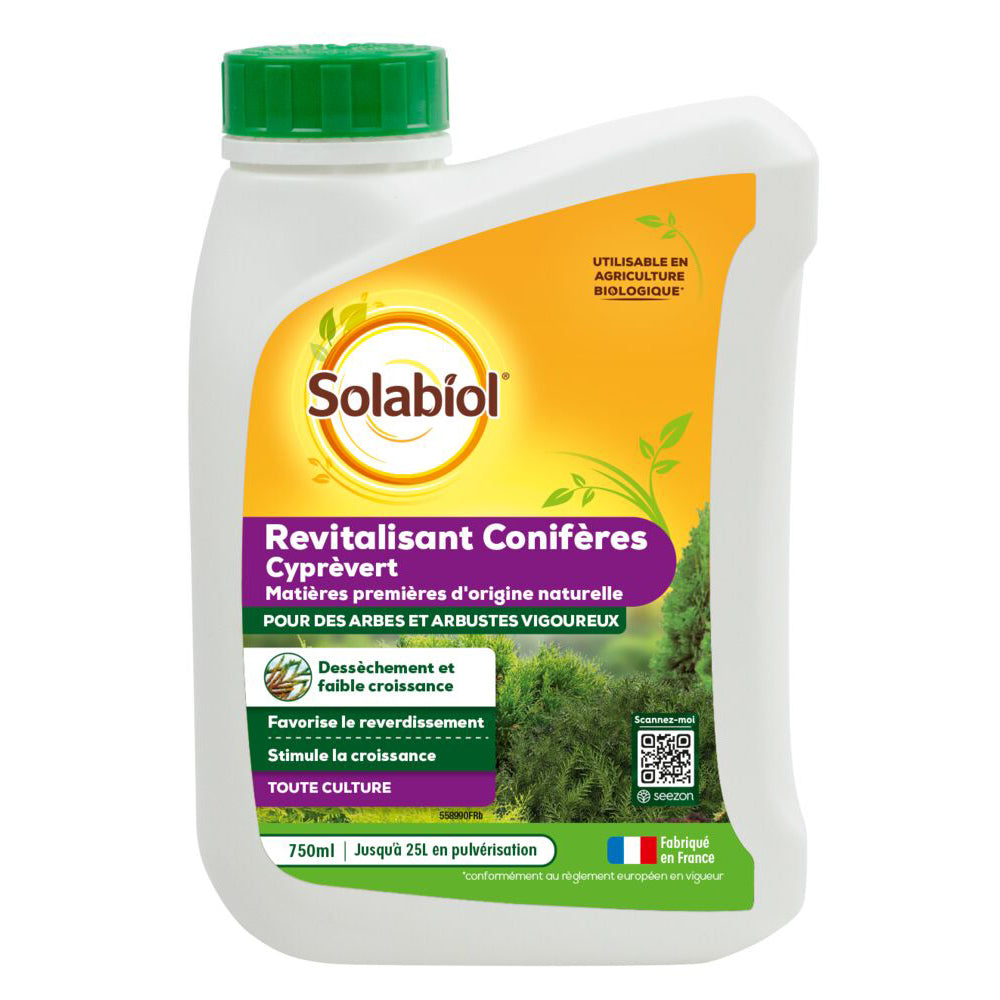 Bakker Solabiol engrais cyprès revitalisant 750mL conifères