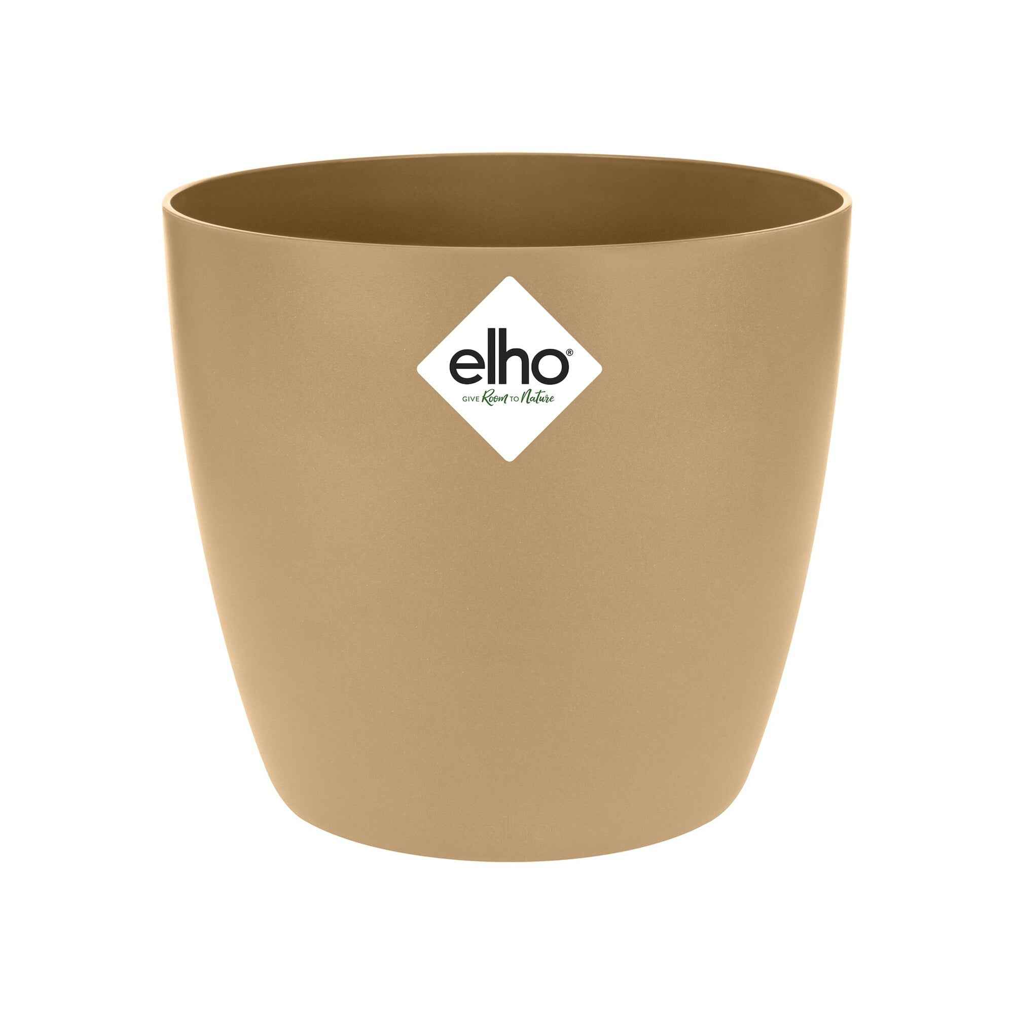 Elho Brussels cache-pot rond brun cookie Ø 18 cm