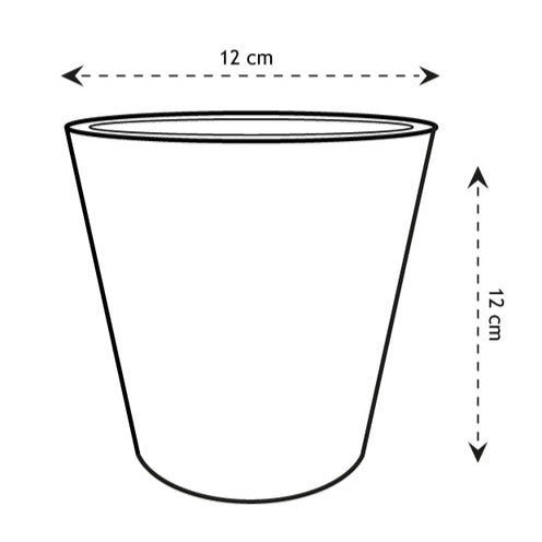 Bakker Pots Cache-pot osier Zinc Bucket Ø 19 cm style zinc