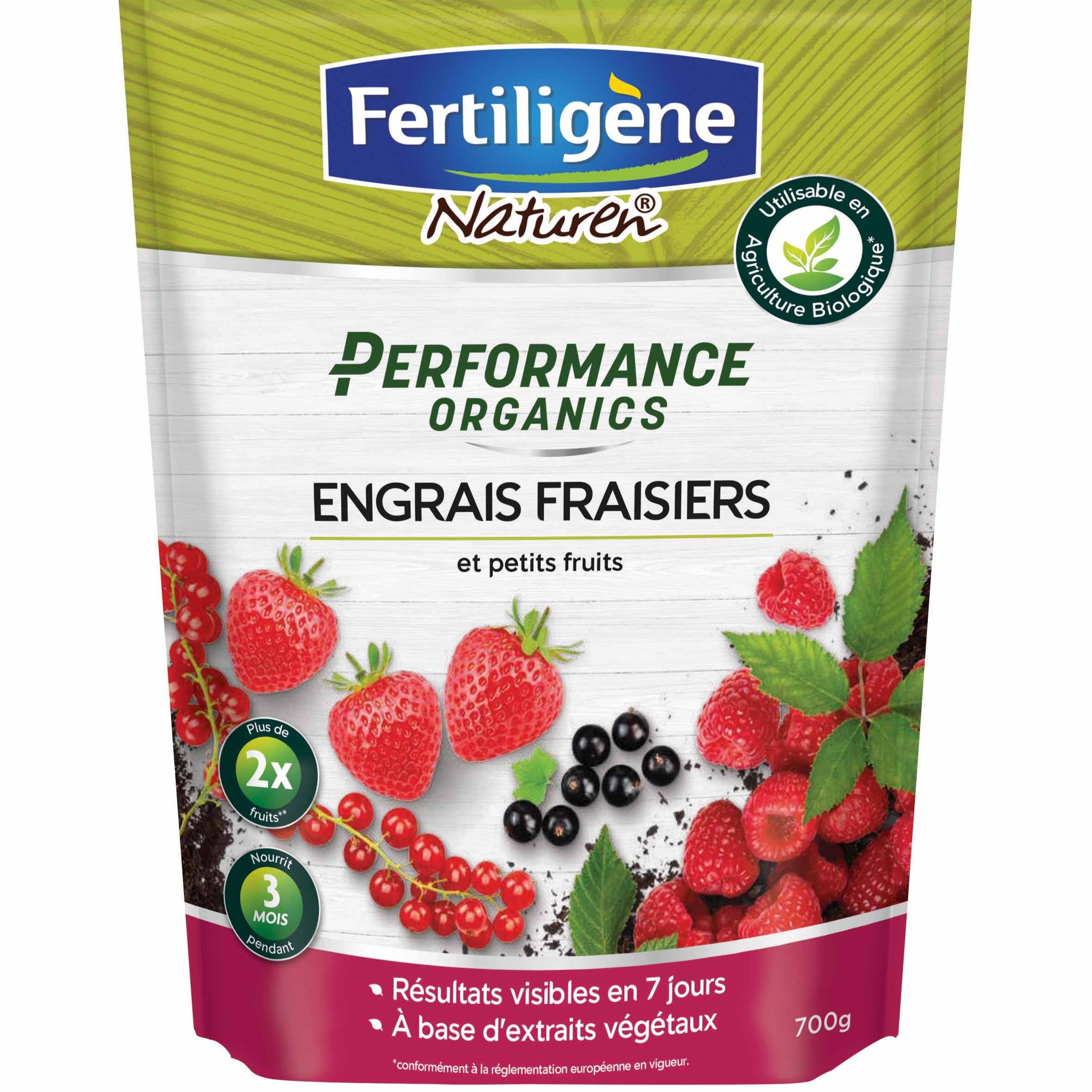 FERTILIGENE Engrais fraisiers et petits fruits 700g