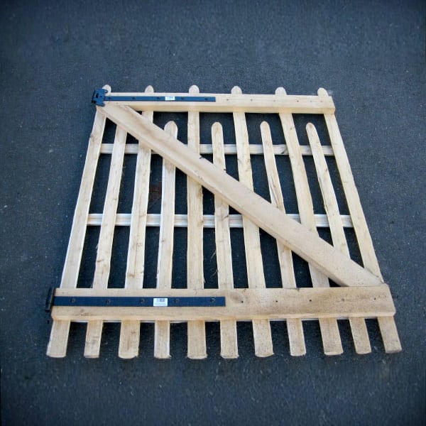 Ets Leneindre Portillon simple châtaignier 1 m portail bois
