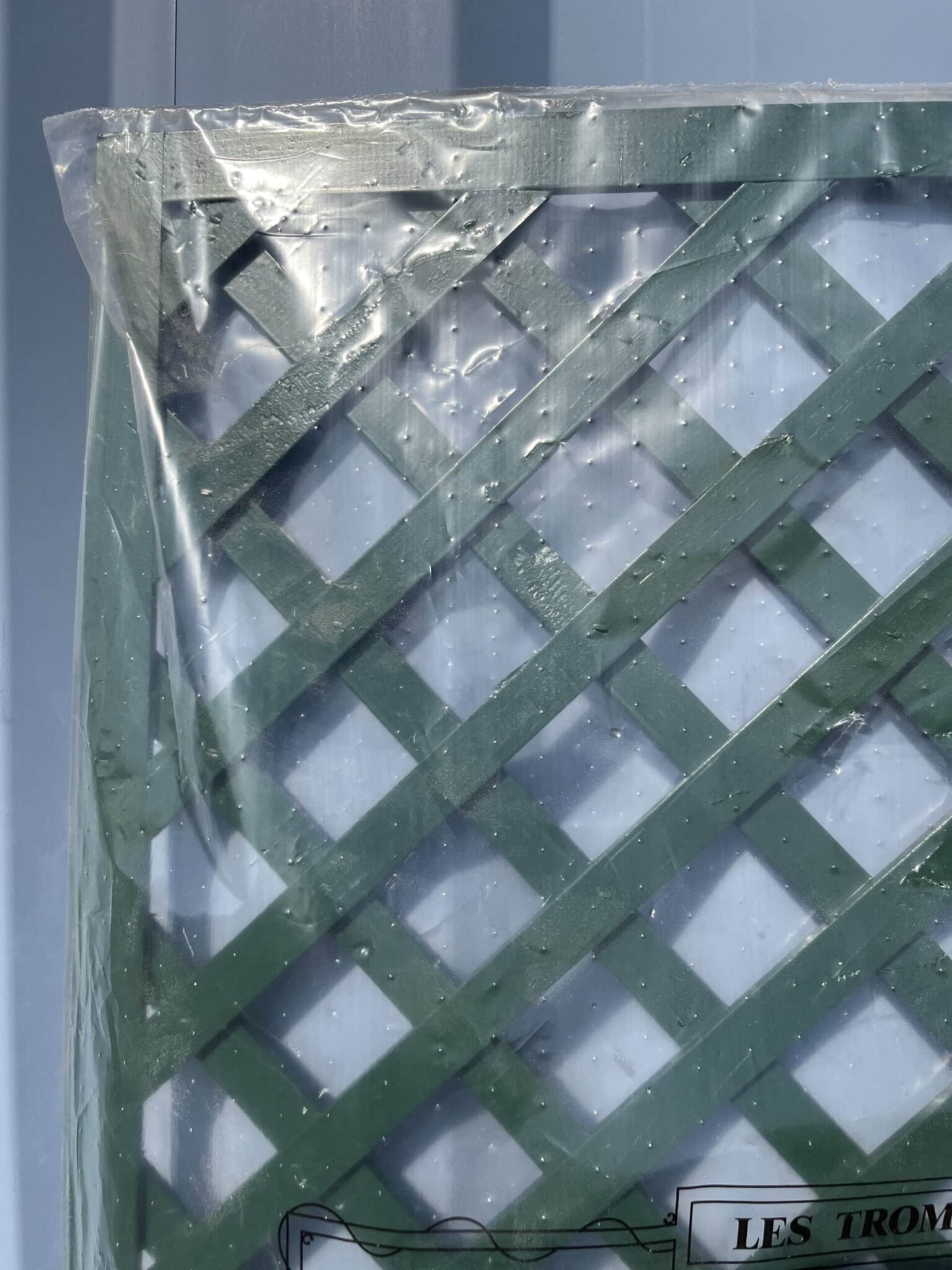 Ets Leneindre Carrées 45° 4 cm treillage 170x73 vert