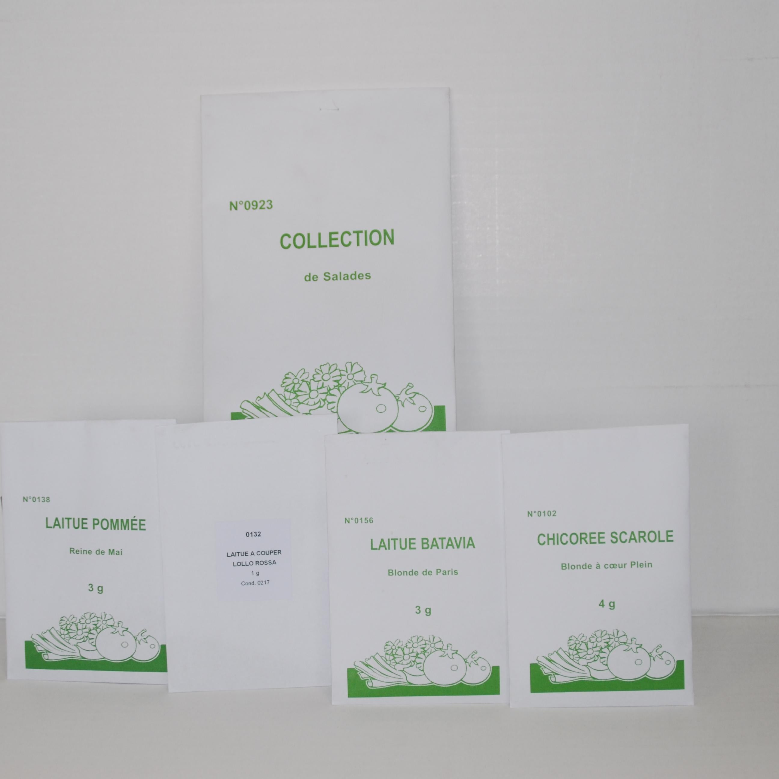 Bakker Collection salades graines 5 sachets laitues variées