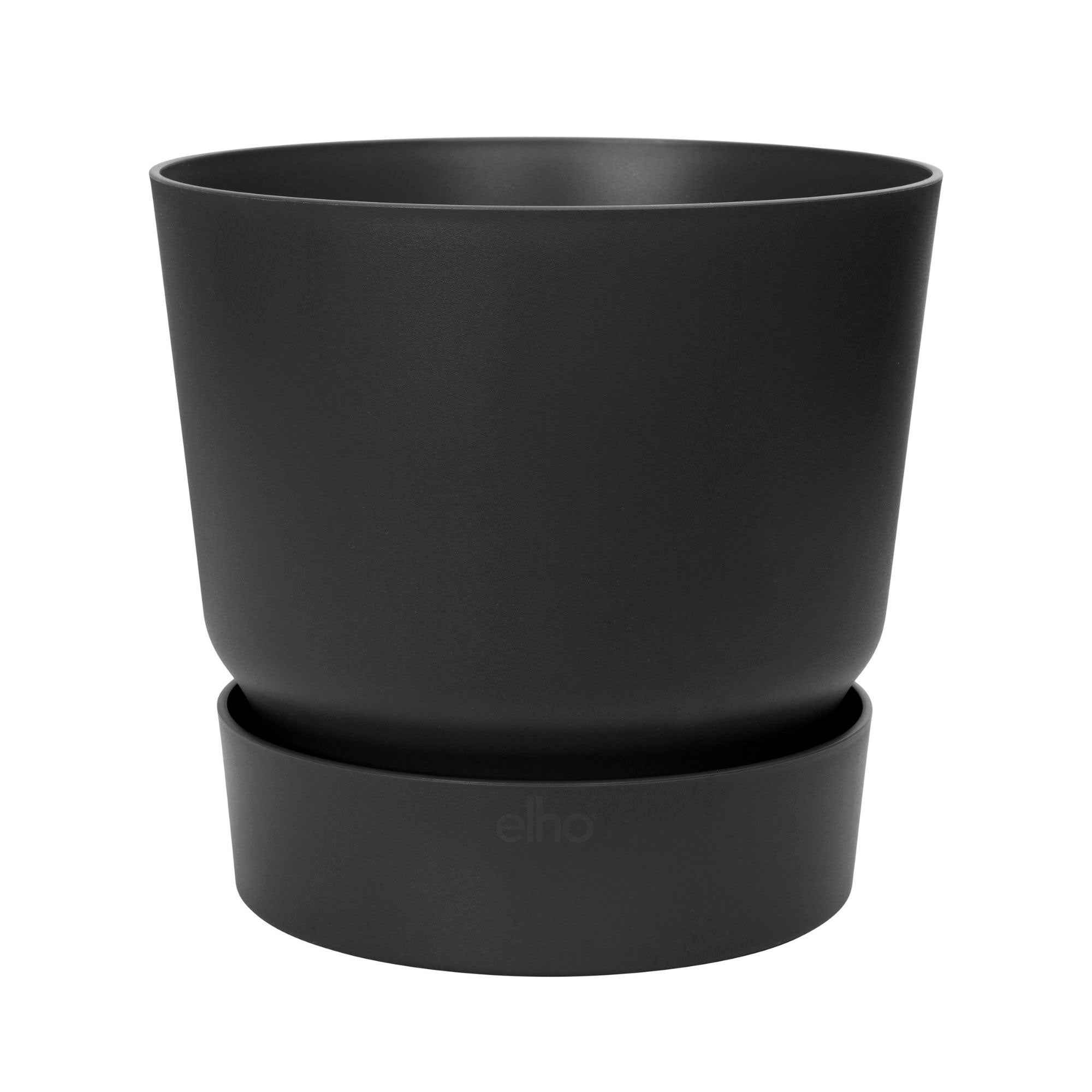 Bakker Greenville Pot Elho Greenville noir 30 cm plastique lisse