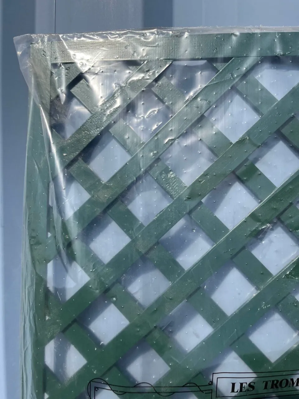 Ets Leneindre Carrées 45° 4 cm treillage 170x73 vert