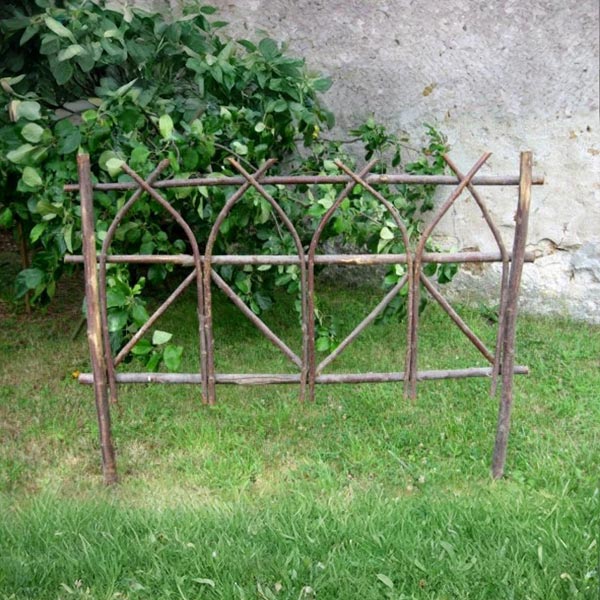 Ets Leneindre Gothique clôture châtaignier 1,00x1,20 m