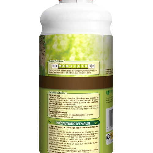 Bakker Naturen vinaigre désherbant 1L action rapide