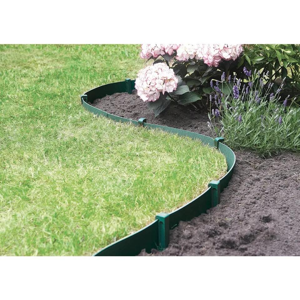 Bakker Entretien Bordure de jardin verte 1000x15 cm souple