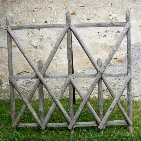 Ets Leneindre Décorations Clôture X Châtaignier 1,25x1,20 m