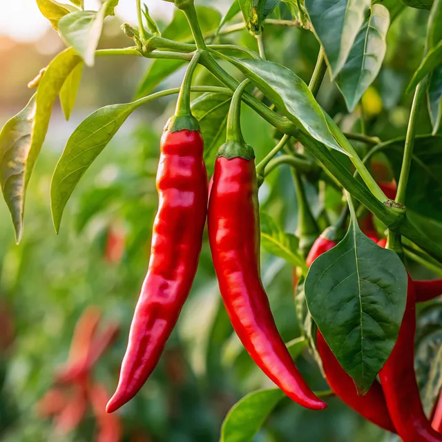 Bakker Piment Westlandse lange rode Bio graines sachet 25 rouge long