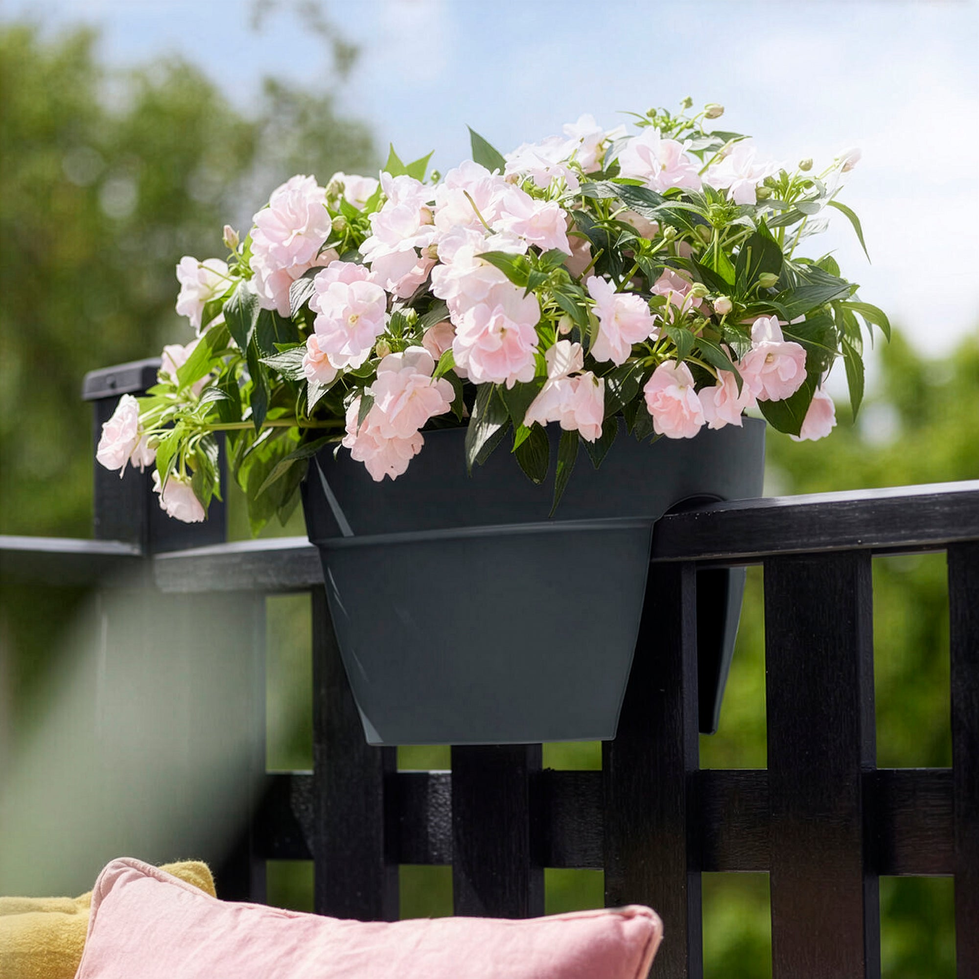 Bakker Vibia Campana Flower Bridge jardinière anthracite 40 cm