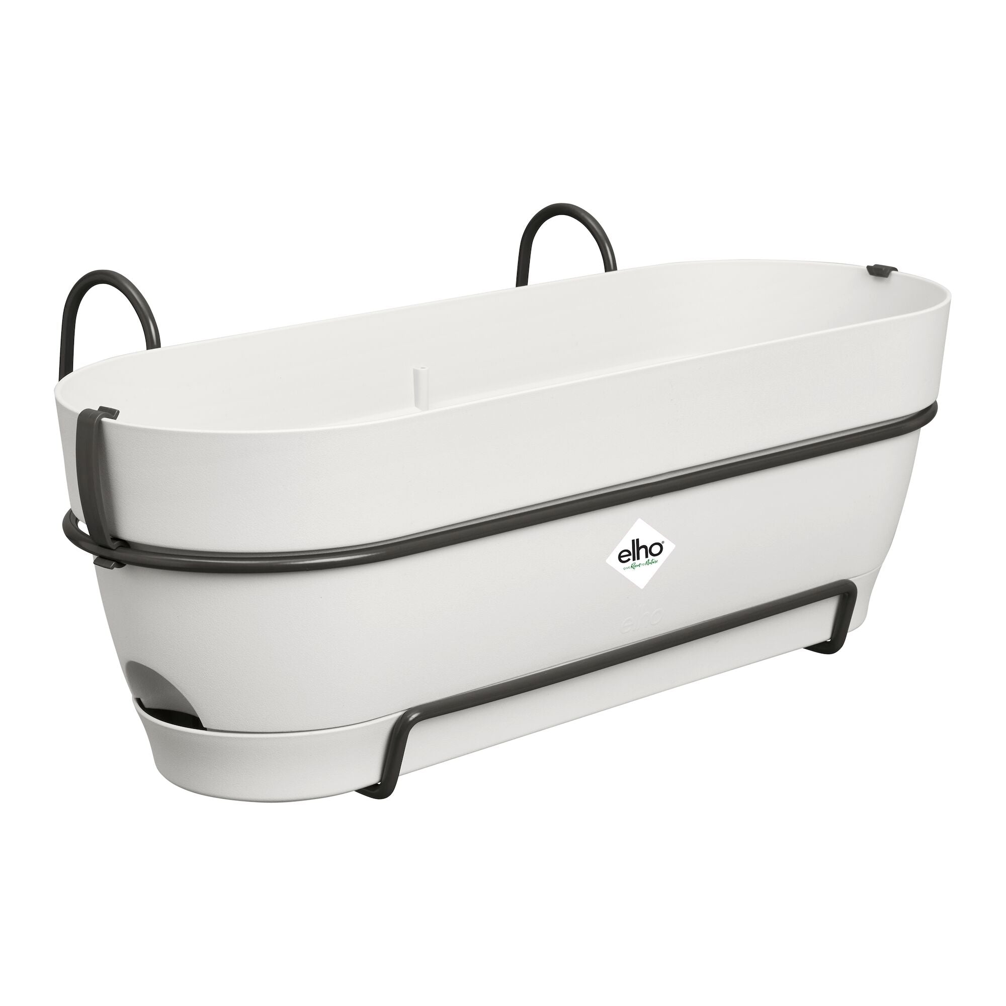 Bakker Vibia Campana jardinière blanc mat 50cm plastique balcon