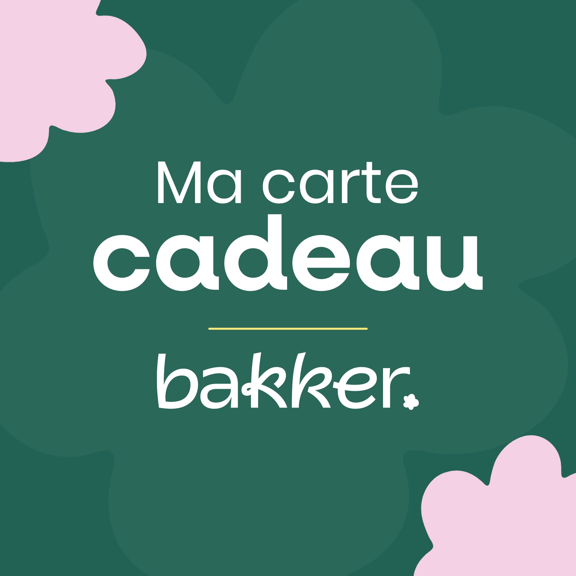 Bakker Carte cadeau jardin 20 euros e-mail