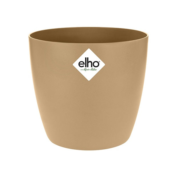 Elho Brussels cache-pot rond brun cookie Ø 18 cm