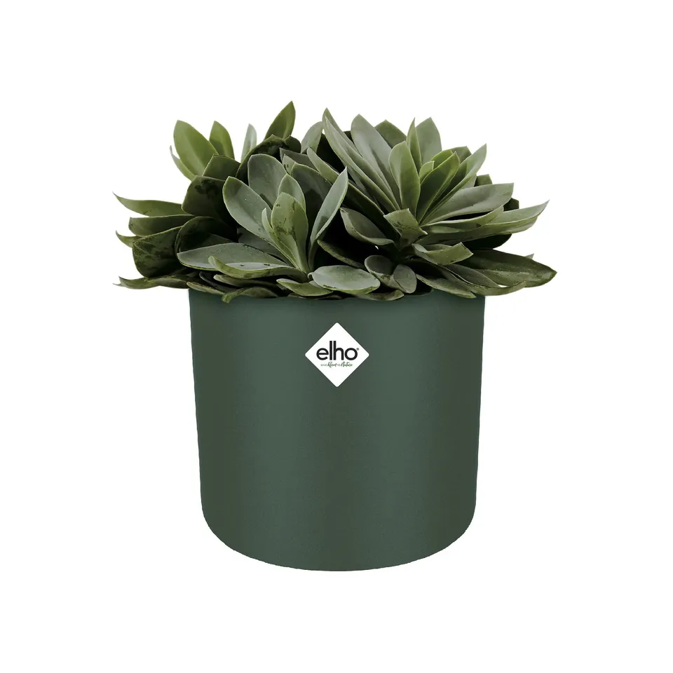 Elho B.for Soft cache-pot rond vert Ø 18cm plastique mat