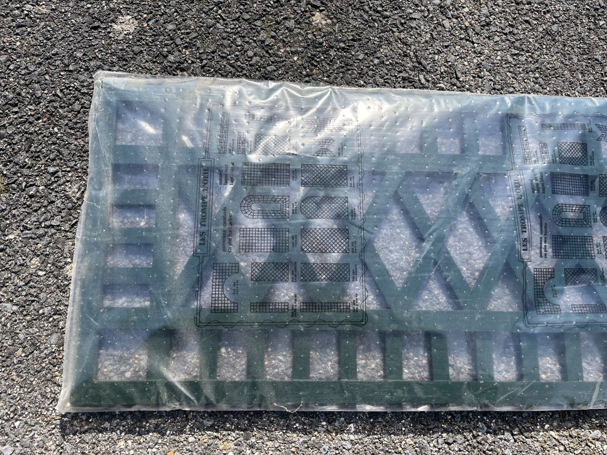Ets Leneindre Panneaux Losanges 6 cm treillage 172x40 cm vert