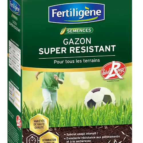 Fertiligene Gazon Super Résistant Label Rouge 1kg 40m²